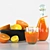 Fruit Set: Oranges, Lemons & Juice 3D model small image 2