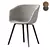 Modern Oak AAC 23 Dining Chair 3D model small image 1