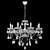 Luxury Eurosvet Escada Crystal Chandelier 3D model small image 4