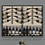 Modular Wine Rack | Wall Mounted | Black & Gold 3D model small image 8