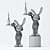 Whimsical Rabbit Shelf: 3D Sculpture 3D model small image 2