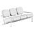 Elegant Ahus Sofa: Modern Office 3D model small image 2