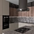 Modern Corner Kitchen with Appliances 3D model small image 2