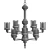 Energize Your Space: Big Energy Chandelier 3D model small image 2