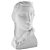 Elegant Dark Female Torso Sculpture 3D model small image 6