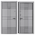 Aston (Favorit) Metal Entrance Door - Durable & Stylish 3D model small image 4