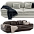 Elegant Kelvin Giormani Perini Sofa 3D model small image 1