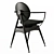 Elegant Circle Dining Chair 3D model small image 4