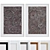 Modern Dot Art Picture Frame Set 3D model small image 1