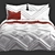 Luxury Dream Bed Linen Set 3D model small image 3