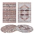 8-Piece Rug Set for Stunning 3D Scenes 3D model small image 1