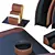 Executive Desk Set: Professional Elegance 3D model small image 4