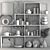 Sleek Kitchen Accessories Set 3D model small image 6