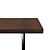 B&B Italia Athos '12 Smoked Oak Table 3D model small image 2