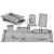 Luxury Executive Desk Set 3D model small image 2