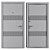 Galant Favorit Metal Entrance Door | 900x2050 mm 3D model small image 4