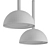 Modern Elegance: Estiluz Cupolina Hanging Lamp 3D model small image 3