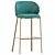 Sleek and Stylish Bar Chair 3D model small image 2