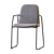 Sleek Manutti Loop Chair: Modern Design & Comfort 3D model small image 2