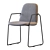 Sleek Manutti Loop Chair: Modern Design & Comfort 3D model small image 8