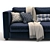 Title: Finnala Contemporary Modular Sofa 3D model small image 3