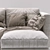 Title: Finnala Contemporary Modular Sofa 3D model small image 4