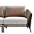 Luxury Salamander Sectional Sofa 3D model small image 2