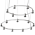 Zero Pendant Lamp: Compose Rail 3D model small image 2