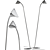 Capuccina Modern Floor Lamp by Mantra - Sleek and Stylish 3D model small image 2