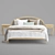 Modern Roselle Bed: Stylish and Comfortable 3D model small image 3
