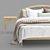 Modern Roselle Bed: Stylish and Comfortable 3D model small image 4