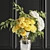 Yellow Rose & White Peony Floral Set 3D model small image 6