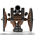 Medieval Pound Howitzer: Authentic Artillery Replica 3D model small image 4