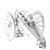 Medieval Pound Howitzer: Authentic Artillery Replica 3D model small image 10