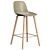 Modern High Stool - Albert Kuip 3D model small image 1