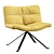 Elegant Swivel Lounge Chair | Tonon Wave Soft 3D model small image 1