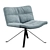Elegant Swivel Lounge Chair | Tonon Wave Soft 3D model small image 2
