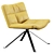 Elegant Swivel Lounge Chair | Tonon Wave Soft 3D model small image 3