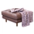 Sleek Sven Charm Ottoman: Modern Elegance for Your Space 3D model small image 4