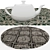 Title: Round Rugs Set - 6 Unique Designs! 3D model small image 4