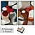 Elegant Paintings Set with Multiple Frame Options 3D model small image 1