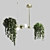 Hanging Pot Light: Stylish Pendant Plant Lamp 3D model small image 1