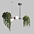 Hanging Pot Light: Stylish Pendant Plant Lamp 3D model small image 2