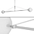 Modern Mobile Chandelier: Michael Anastassiades 3D model small image 5