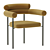 Elegant Portia Dining Chair 3D model small image 2