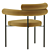 Elegant Portia Dining Chair 3D model small image 3