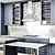 Ikea Kitchen Idea02: Sink, Mixer, Hood, Wine 3D model small image 6