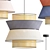 Nordic Bamboo Pendant Light 3D model small image 2