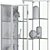 Modern Glass Door Cabinets for Stylish Storage 3D model small image 6