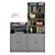 Versatile Storage Solution: IKEA Hauga 3D model small image 10